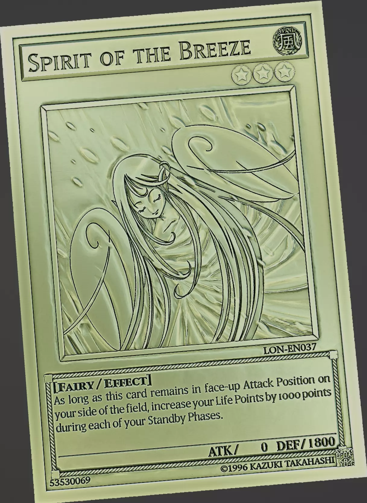 Spirit of the Breeze - yu-gi-oh Free 3D print model