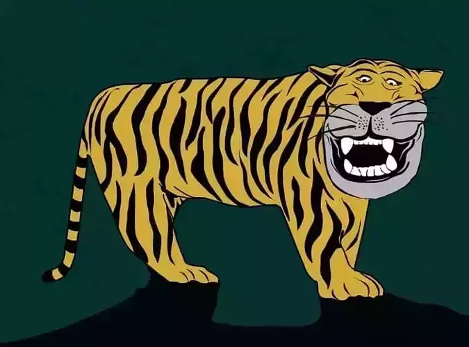 Macan ompong anomalous tiger