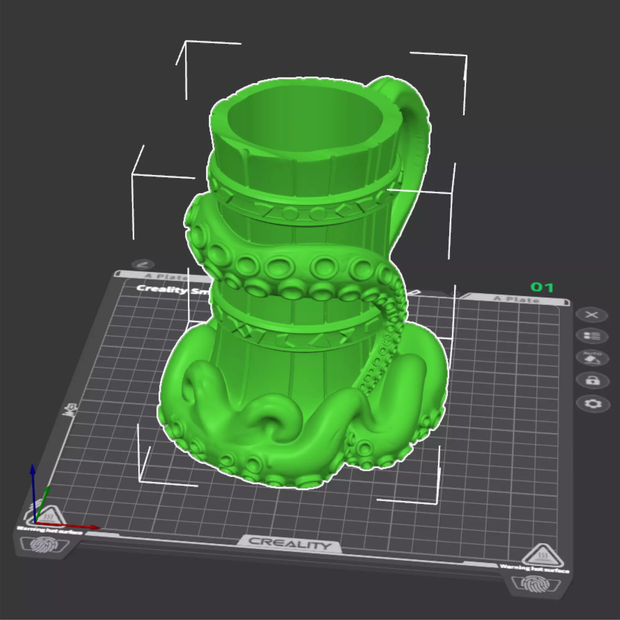 Octo-Grip Can Holder The Guardian of Your Soda 3D print model_5