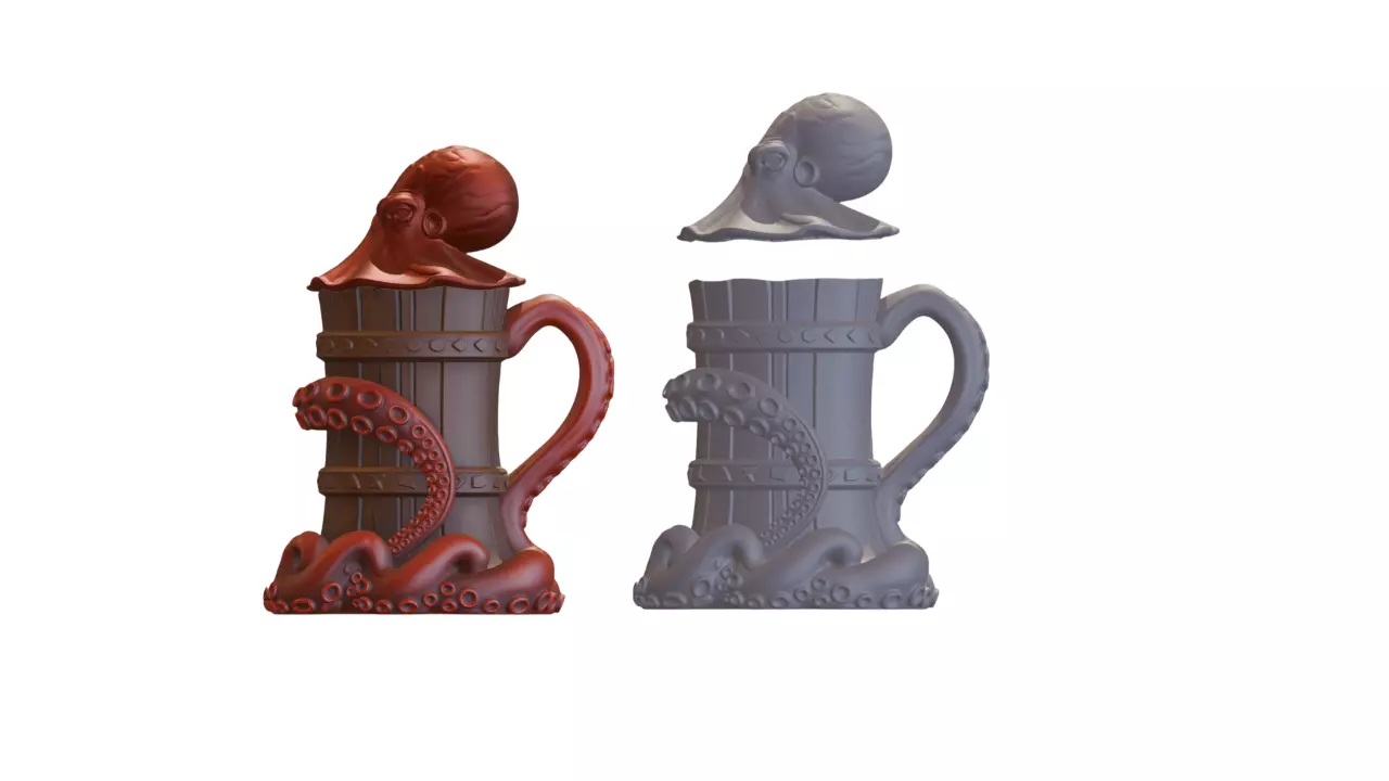 Octo-Grip Can Holder The Guardian of Your Soda 3D print model_1