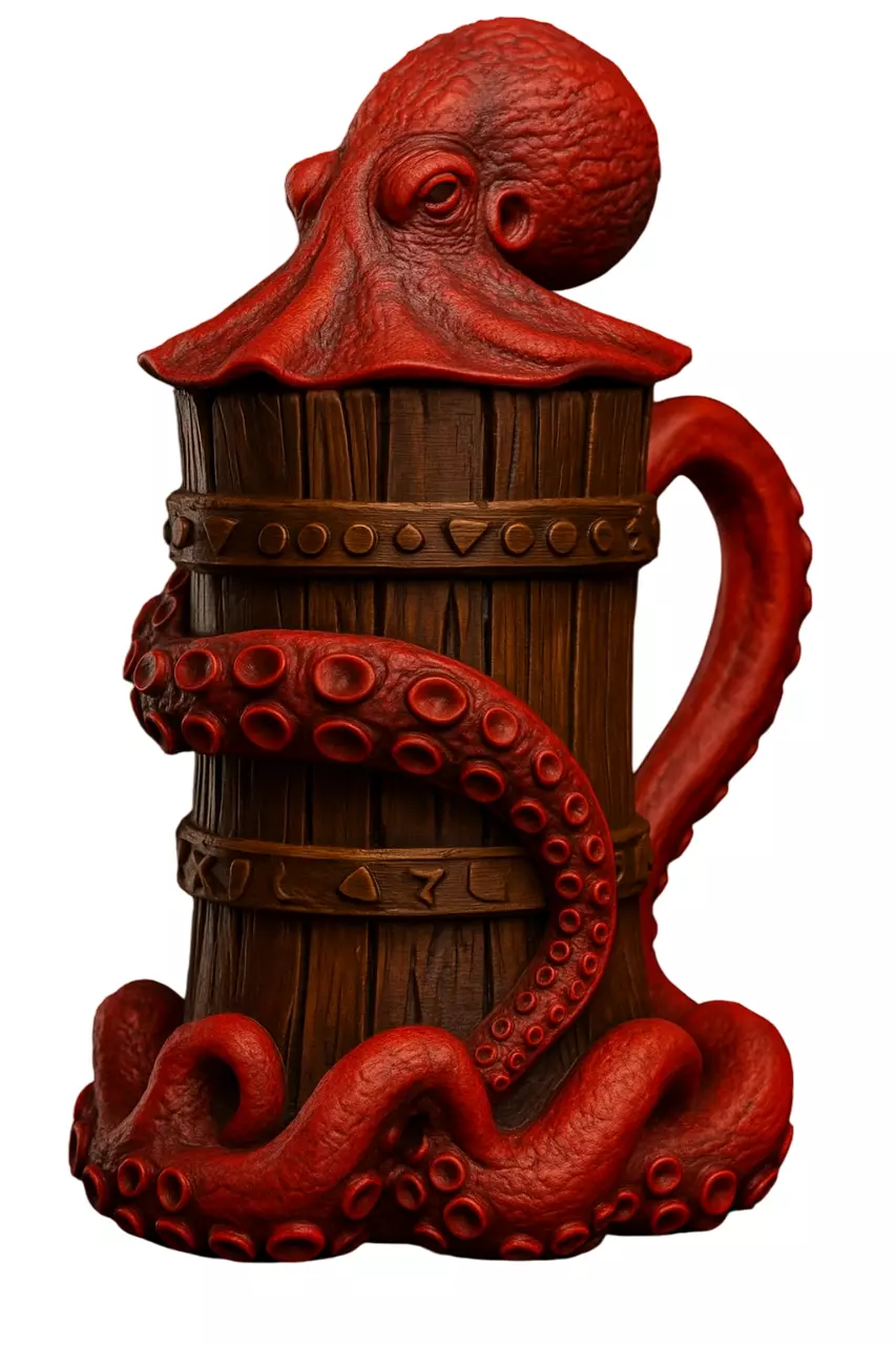 Octo-Grip Can Holder The Guardian of Your Soda 3D print model_0