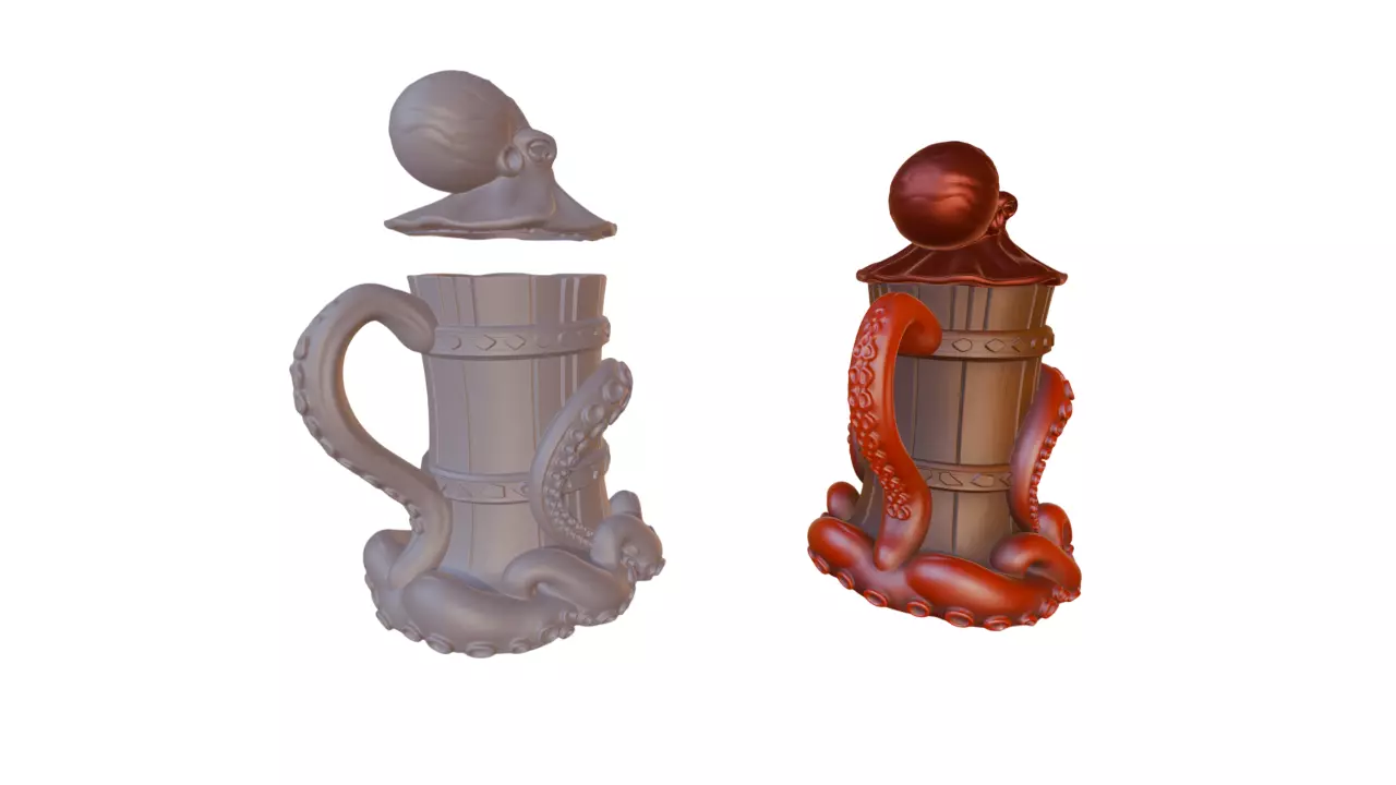 Octo-Grip Can Holder The Guardian of Your Soda 3D print model_2