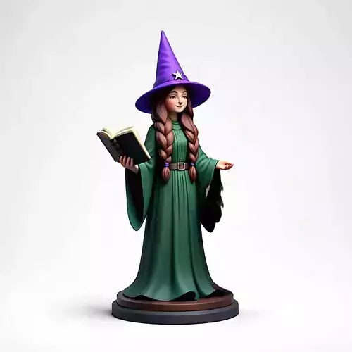 2301  Fairy Tale Gnome  Color  Full Body Figurine