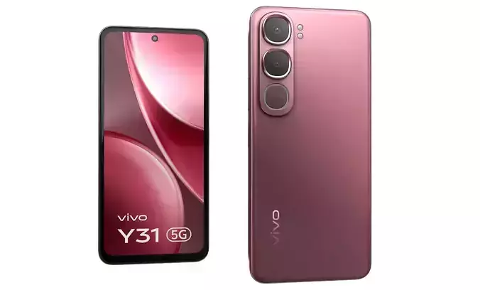 Vivo Y31 Rose Red