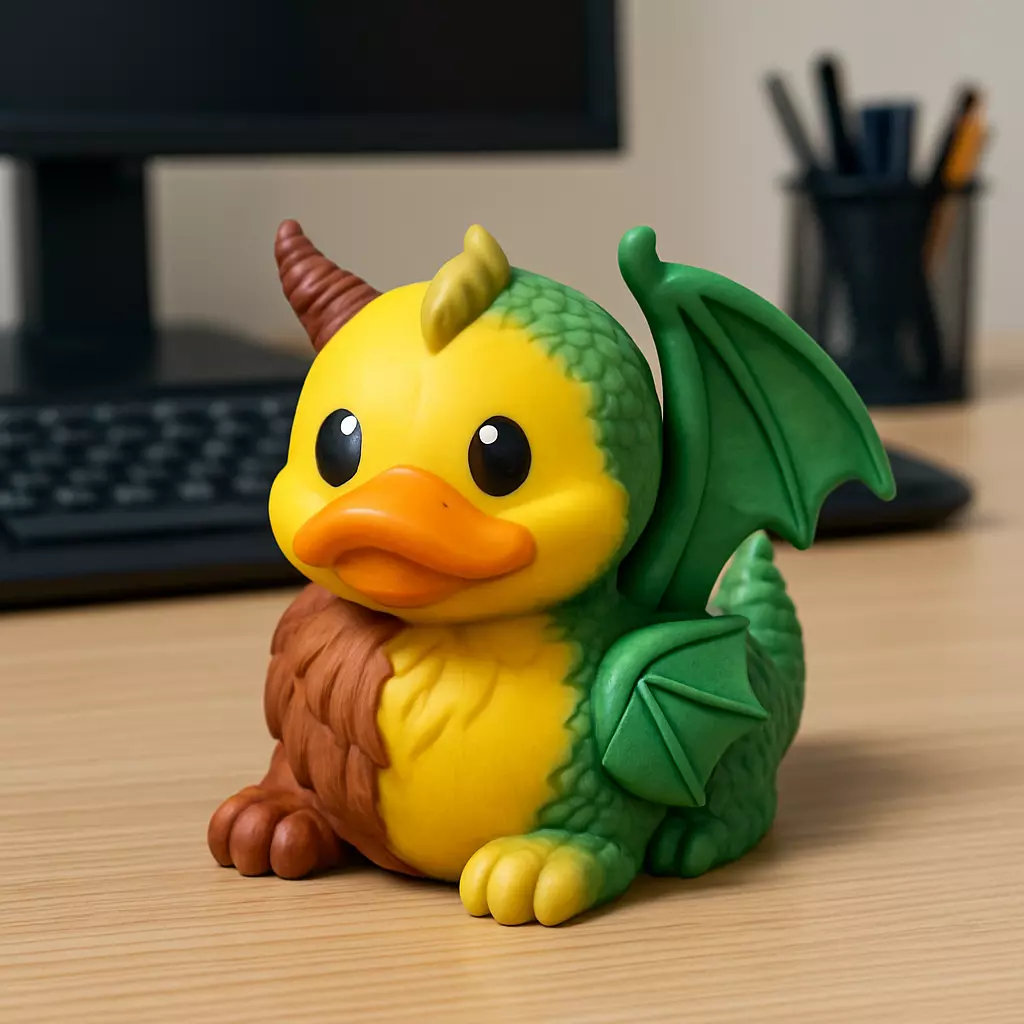 Rubber Duck - Chimera statue - 3D print 3D print model