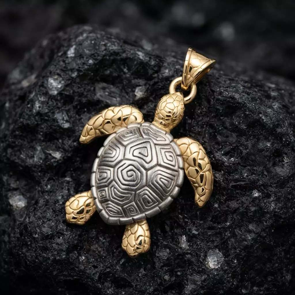Turtle Pendant v2 3D print model