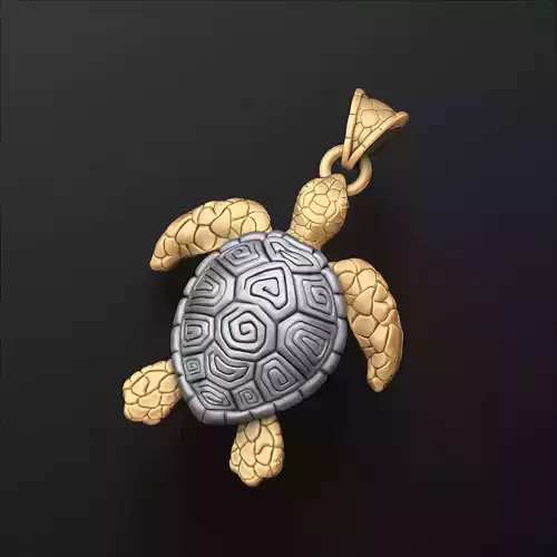 Turtle Pendant v2