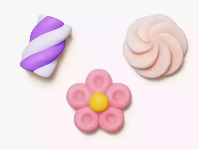 Marshmallow Candy Set