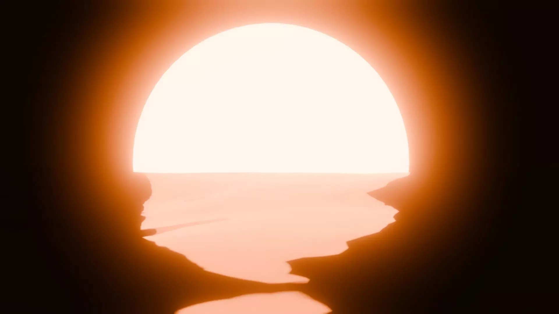 Sunset Animation Loop Free 3D model_7
