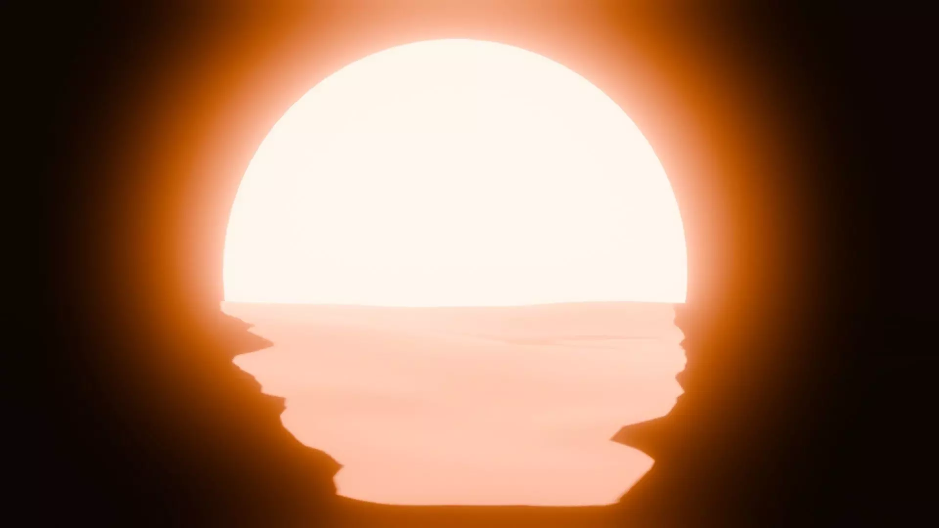 Sunset Animation Loop Free 3D model_13