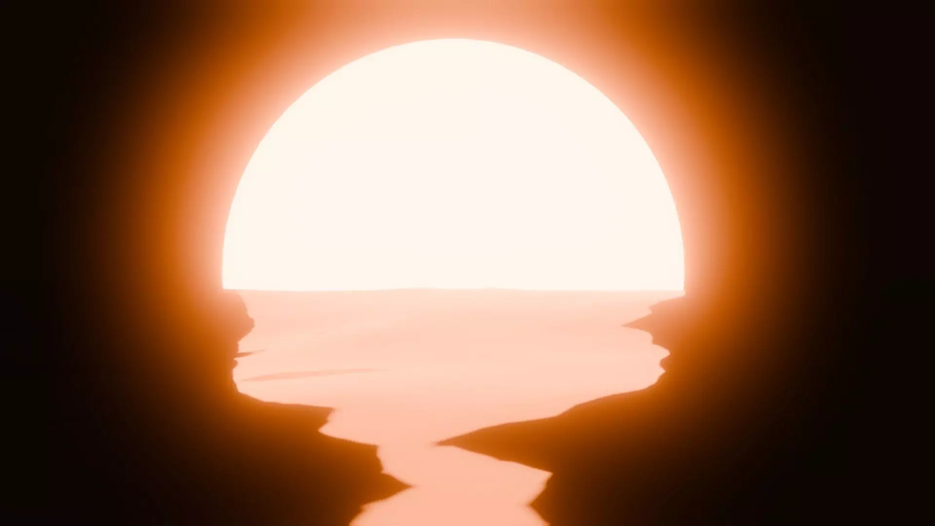 Sunset Animation Loop Free 3D model_6
