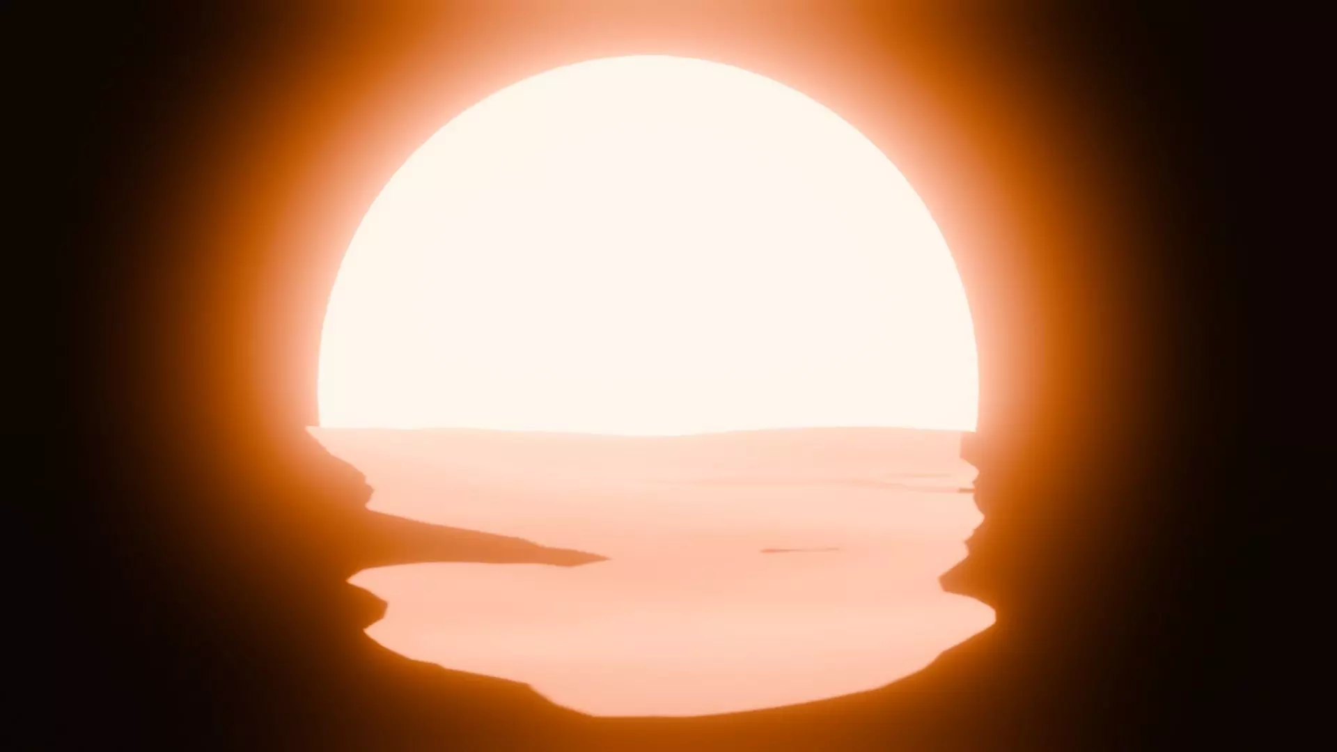 Sunset Animation Loop Free 3D model_14