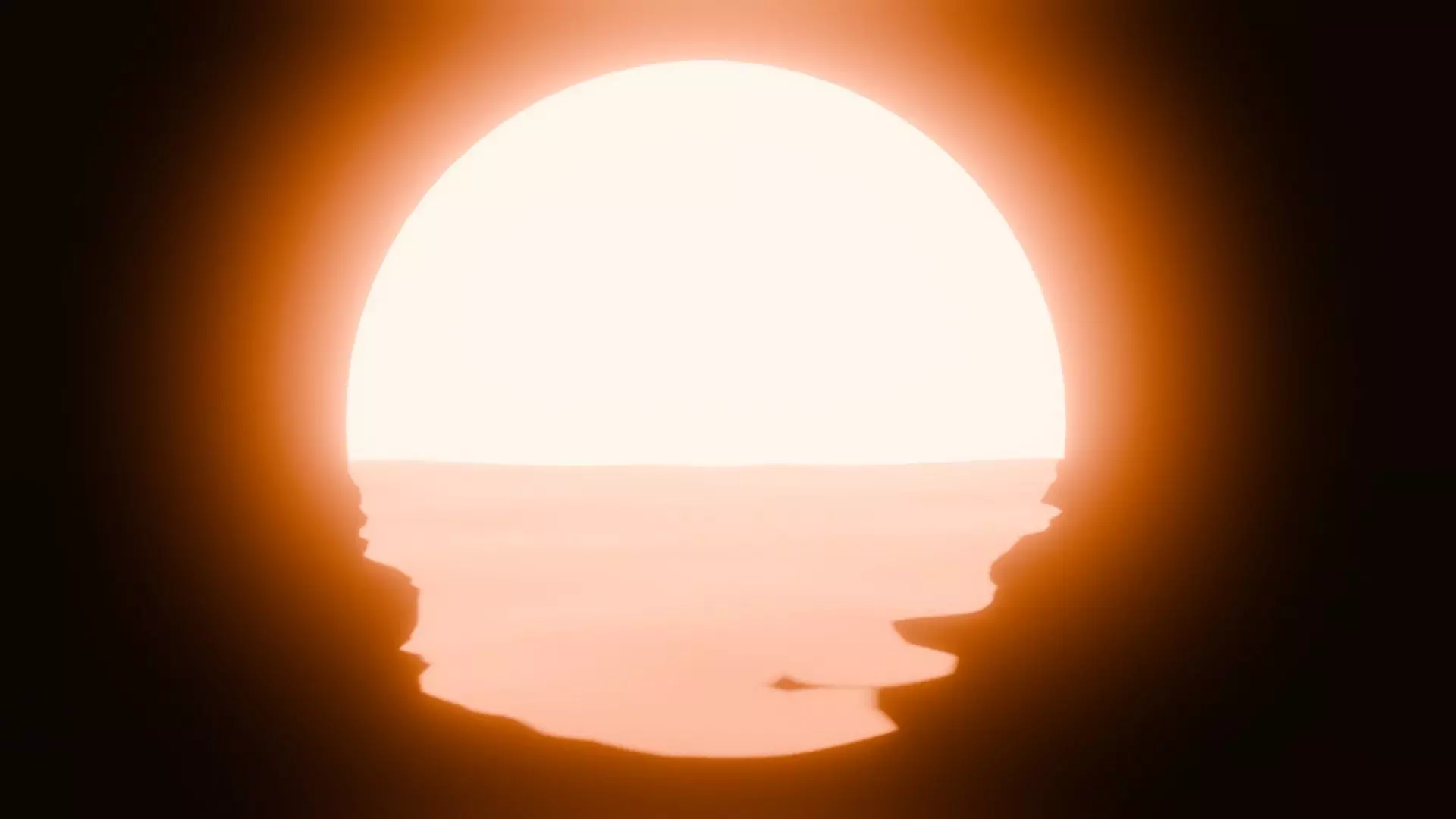 Sunset Animation Loop Free 3D model_11