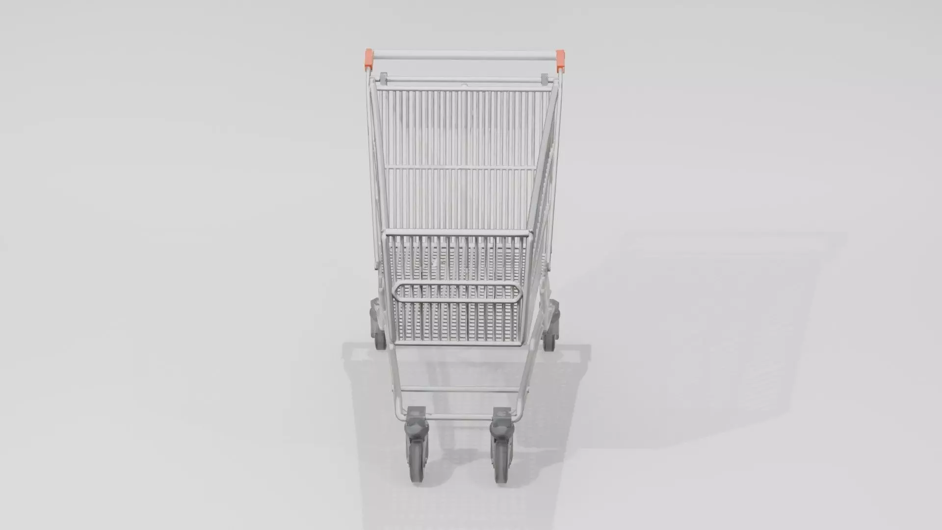 Shopping Cart 3D Model  Low Poly Game Ready Free low-poly 3D model_3