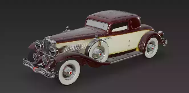 Antique Car 3d Model almost in all format 3D model