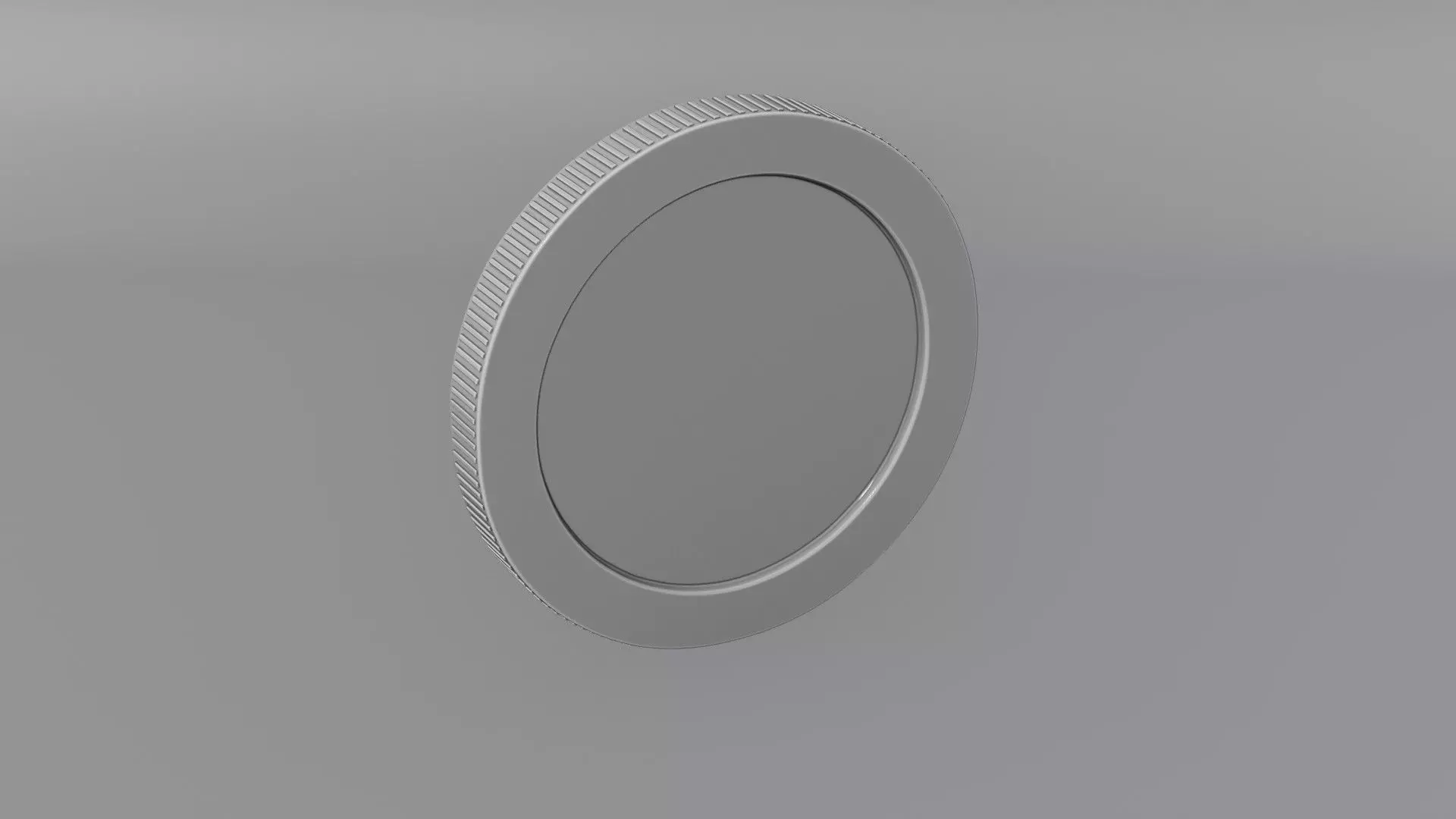 Gold Coin 3D Model  Low Poly Currency Asset Free low-poly 3D model_6