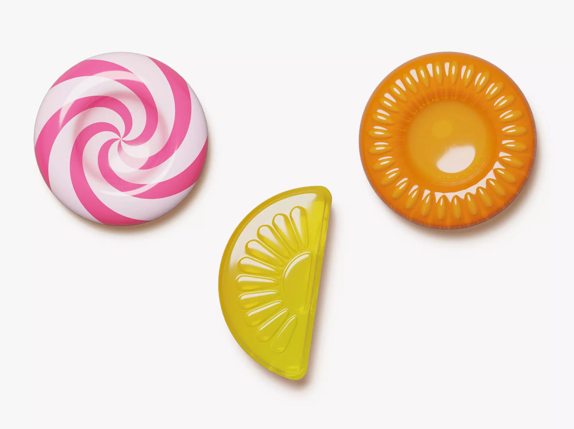 Caramel Candy Set 3D model_0