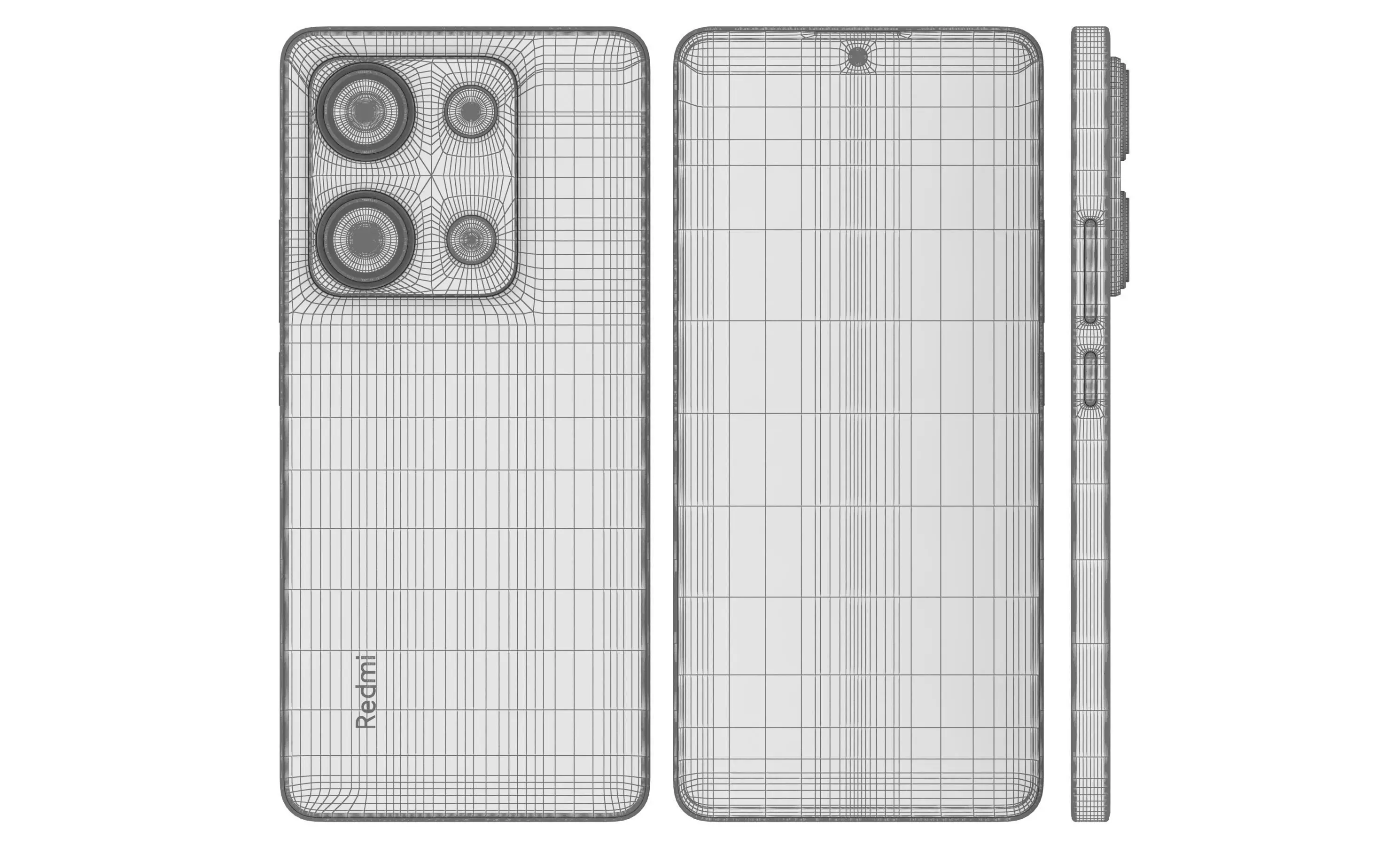 Xiaomi Redmi Note 14S All Colors 3D model_11