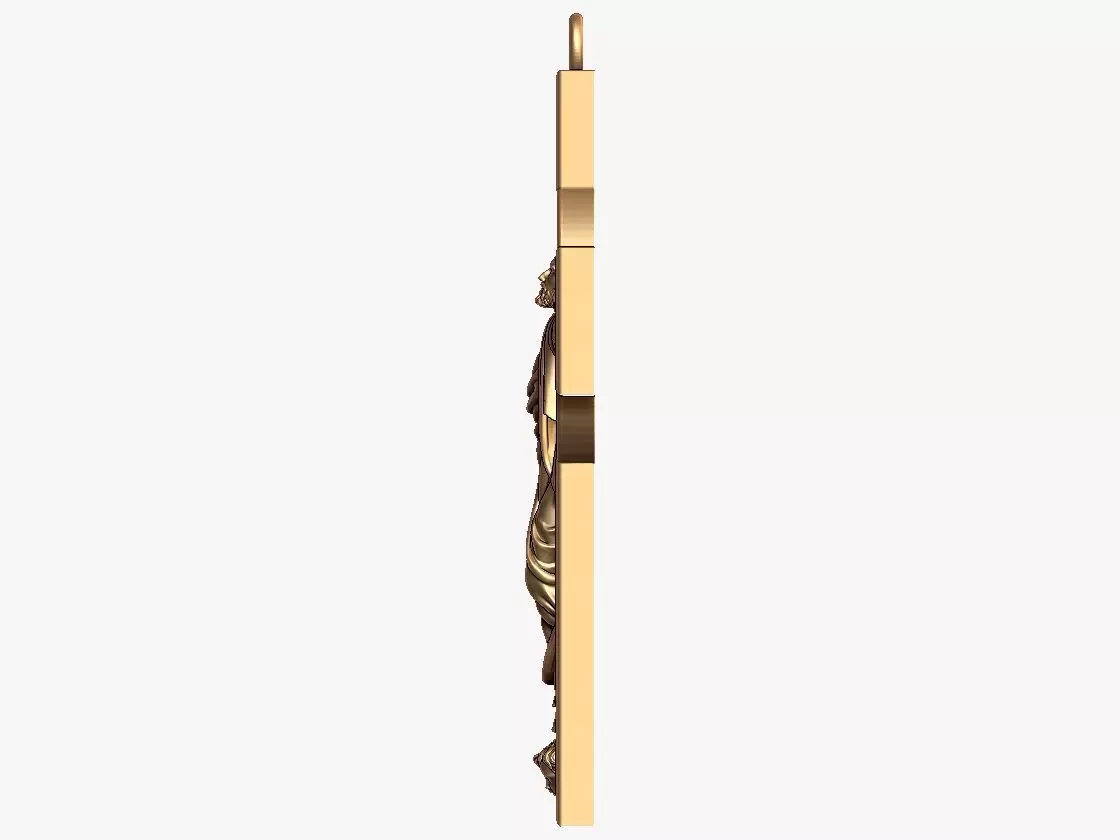 Jesus pendent 3D model_2