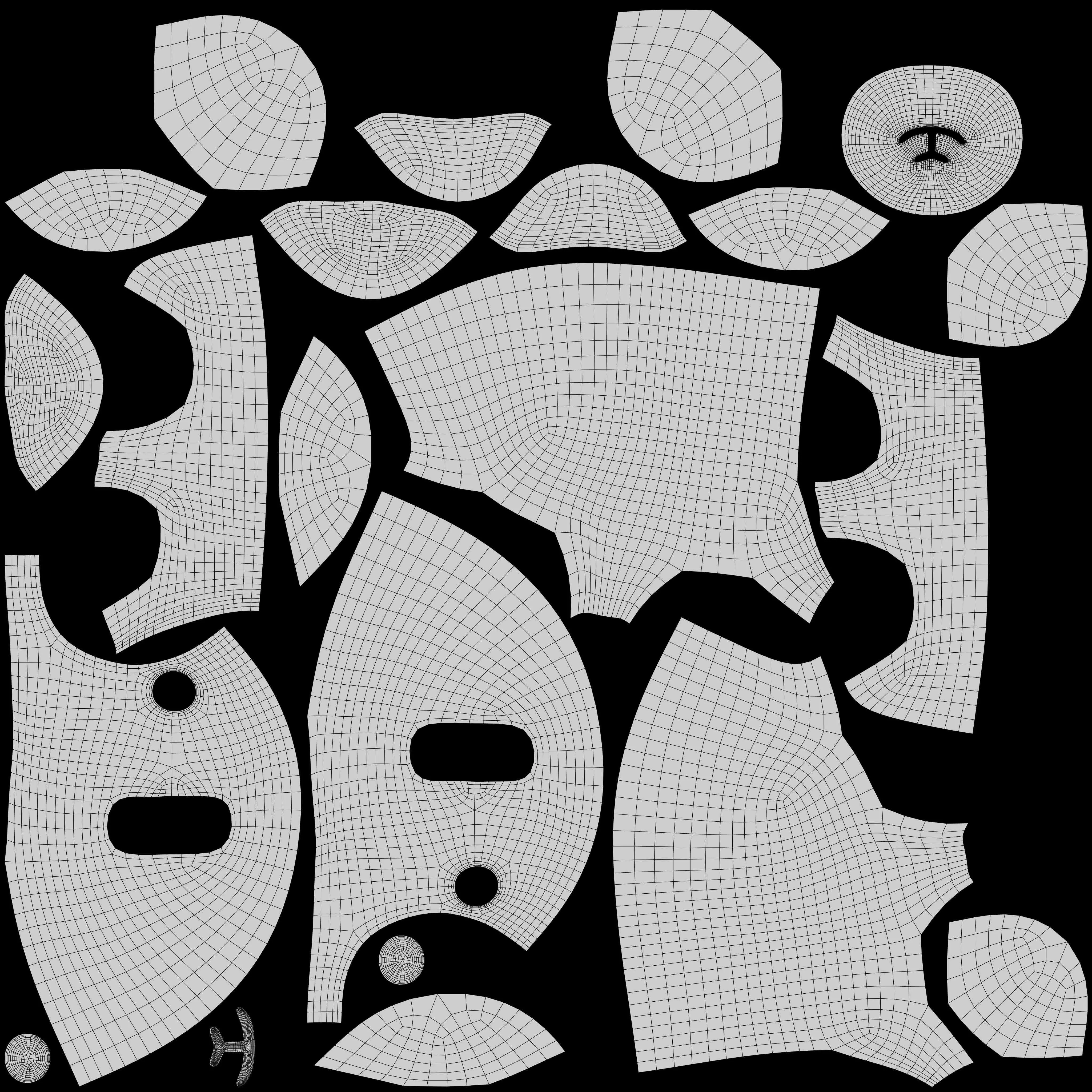 Gummy Bear Set 3D model_8