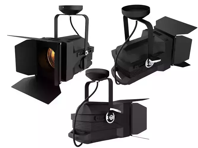 Stage - Light  Low-poly 3D model