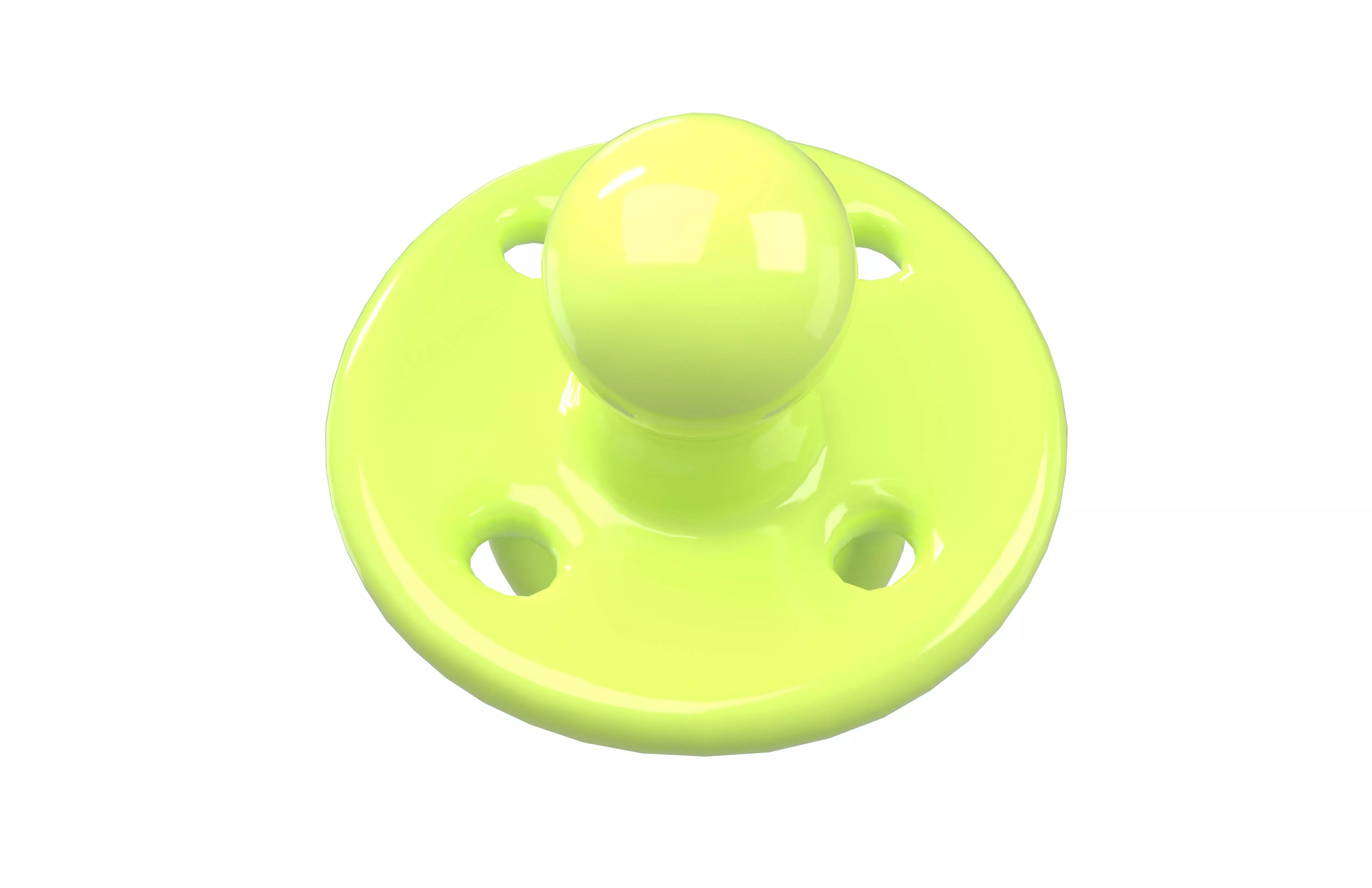 Mini Pacifiers v1 004 Low-poly 3D model_2