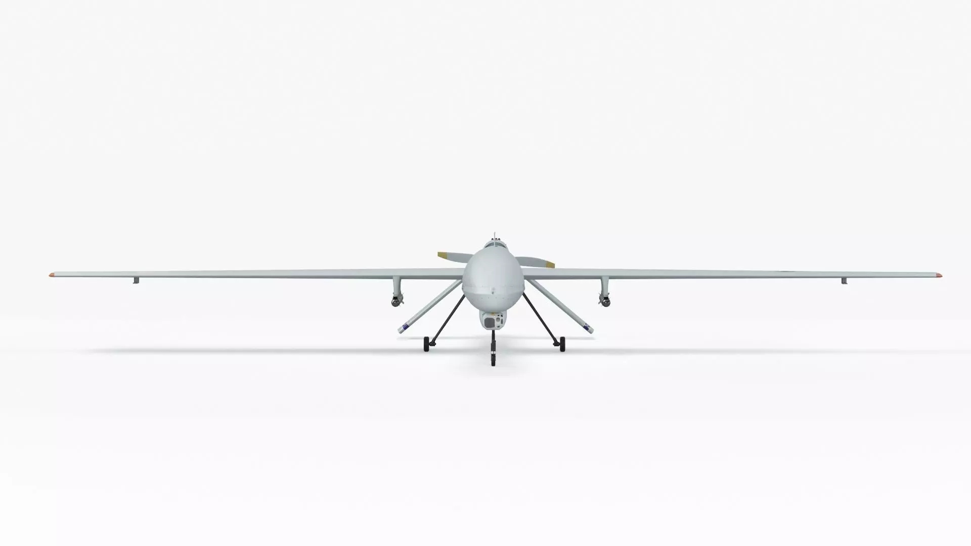 General Atomics MQ-1 Predator UAV Drone 3D model_9
