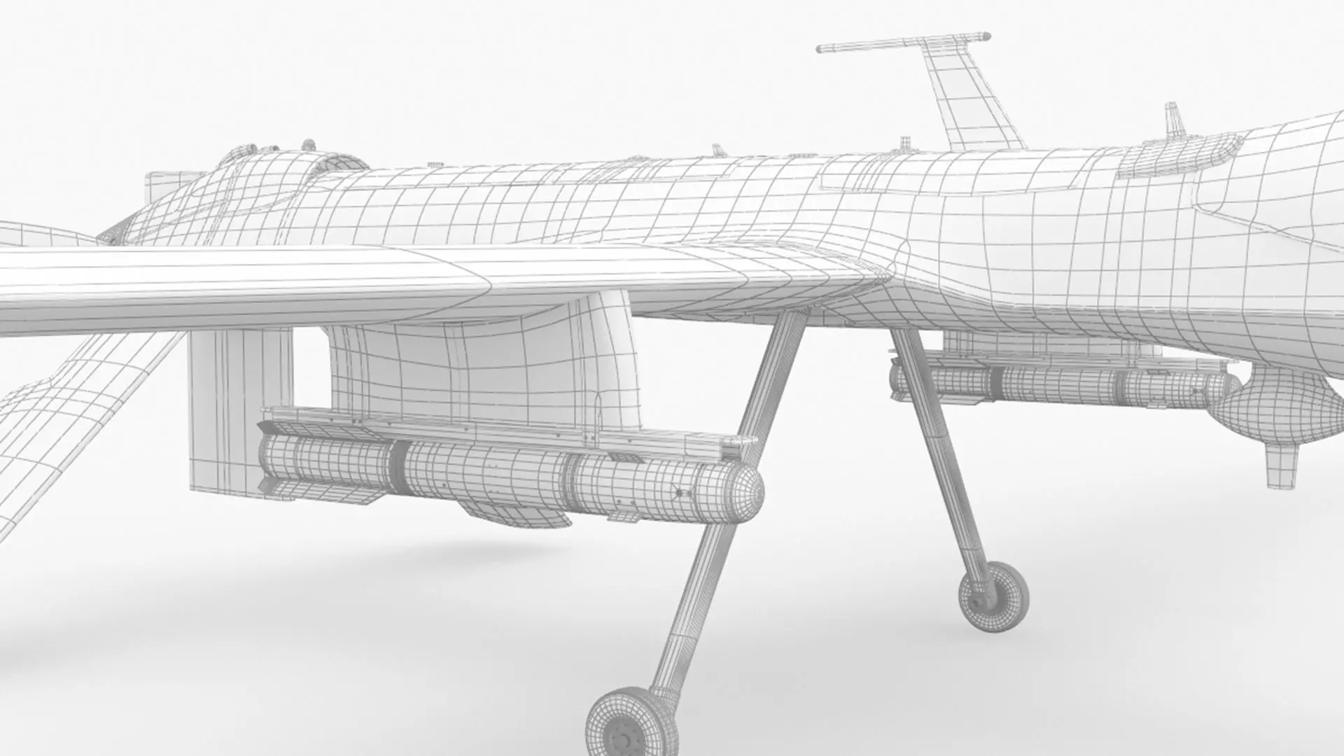 General Atomics MQ-1 Predator UAV Drone 3D model_14