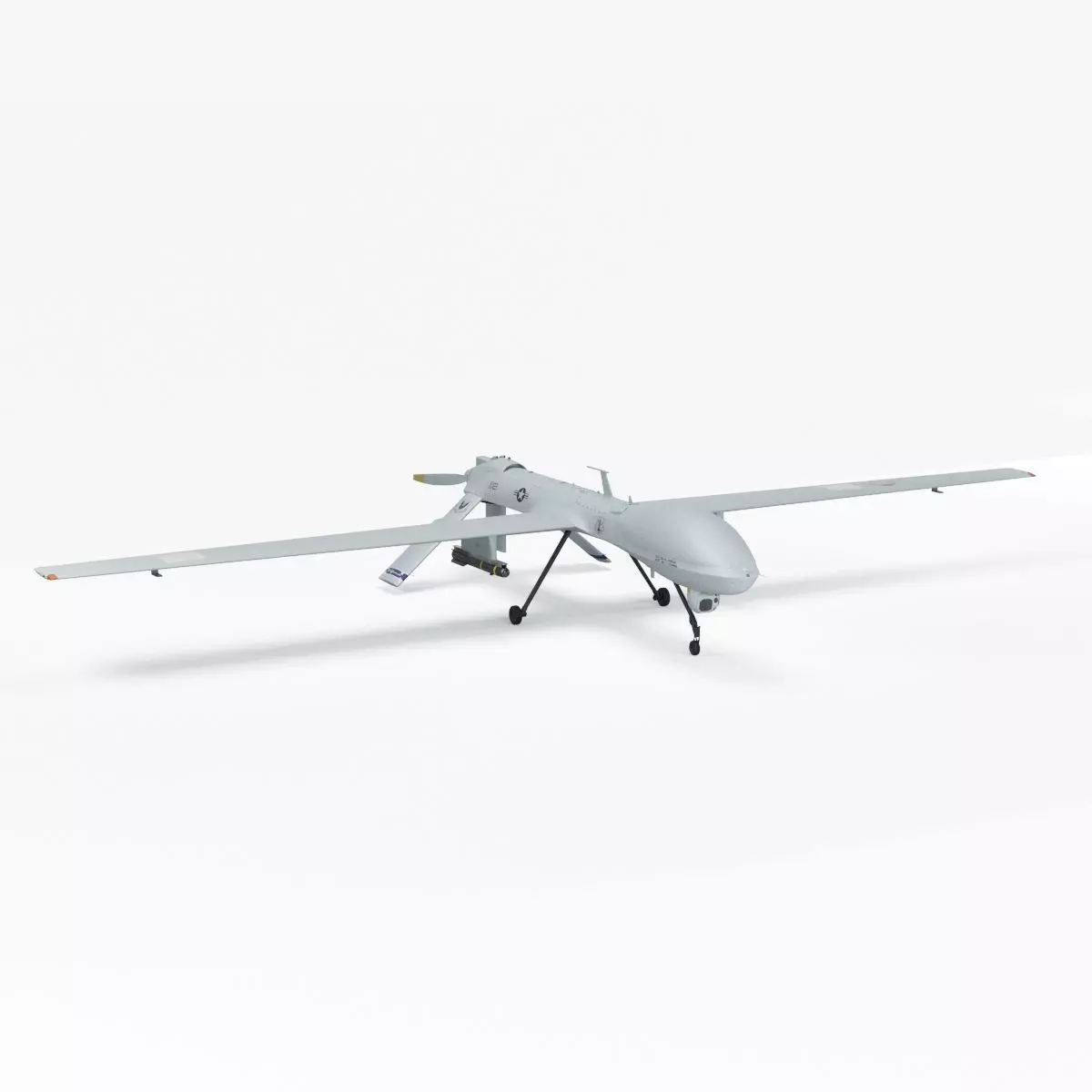 General Atomics MQ-1 Predator UAV Drone 3D model_21