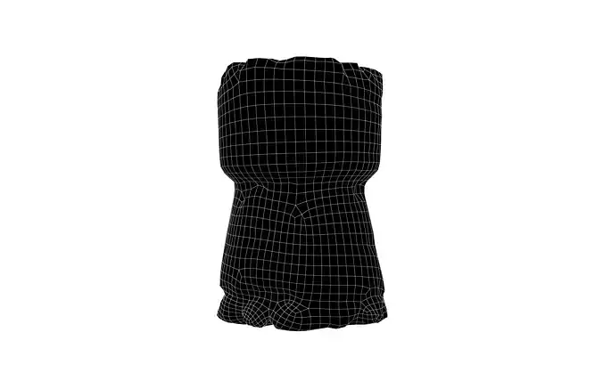 Cork v1 001 Low-poly 3D model 6
