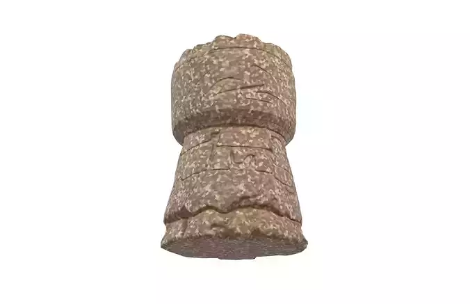 Cork v1 002 Low-poly 3D model 4