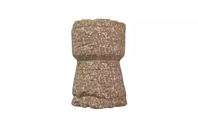 Cork v1 002 Low-poly 3D model 2