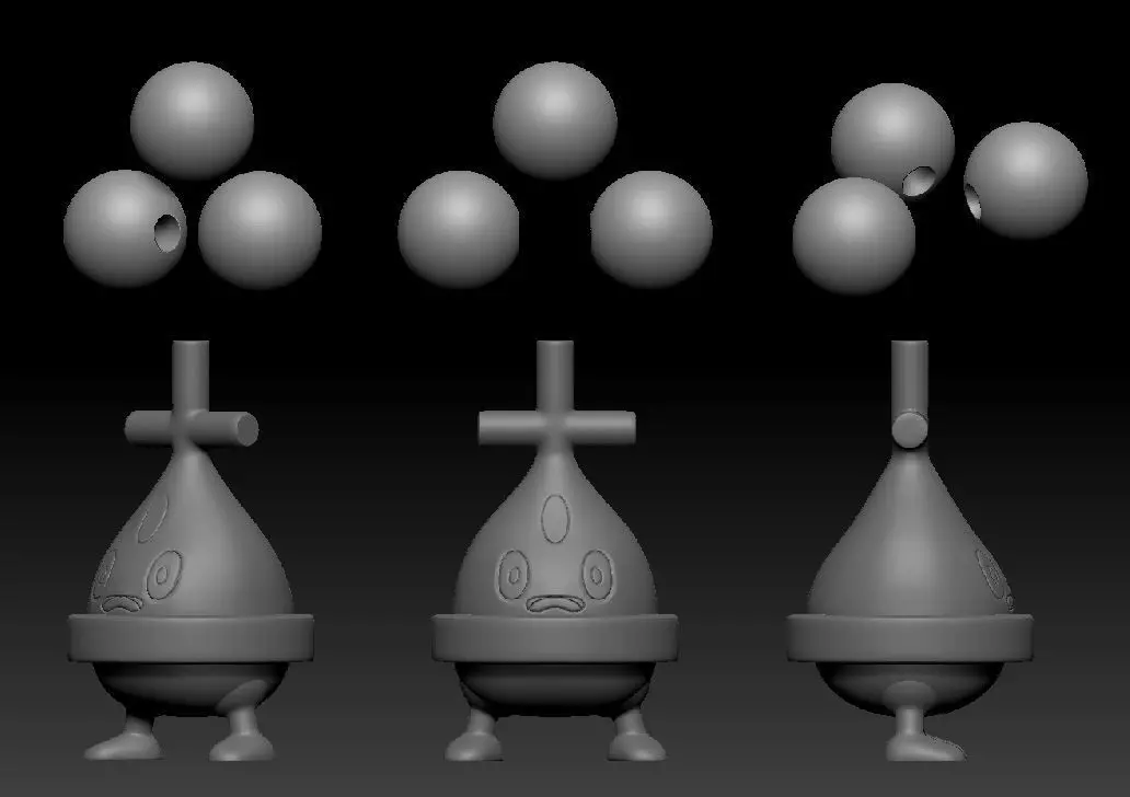 POKEMON SUDOWOODO BONSLY 3D print model_5