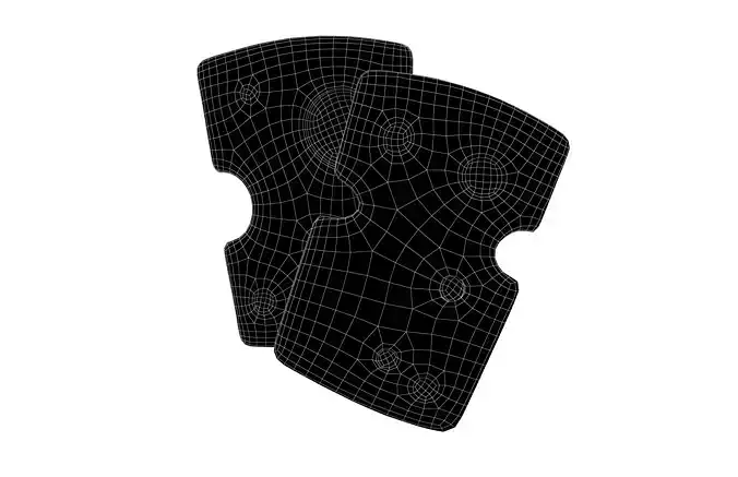 Cheese Slices v2 002 Low-poly 3D model 6