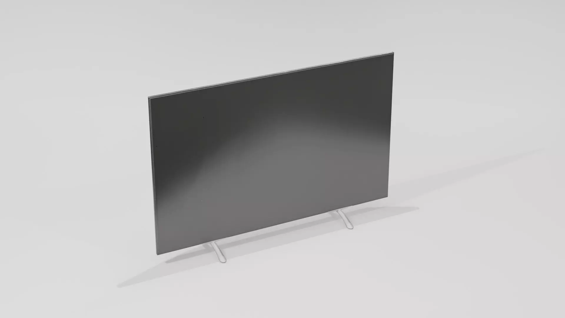 Smart TV 3D Model Low Poly Screen Monitor Low-poly 3D model_0