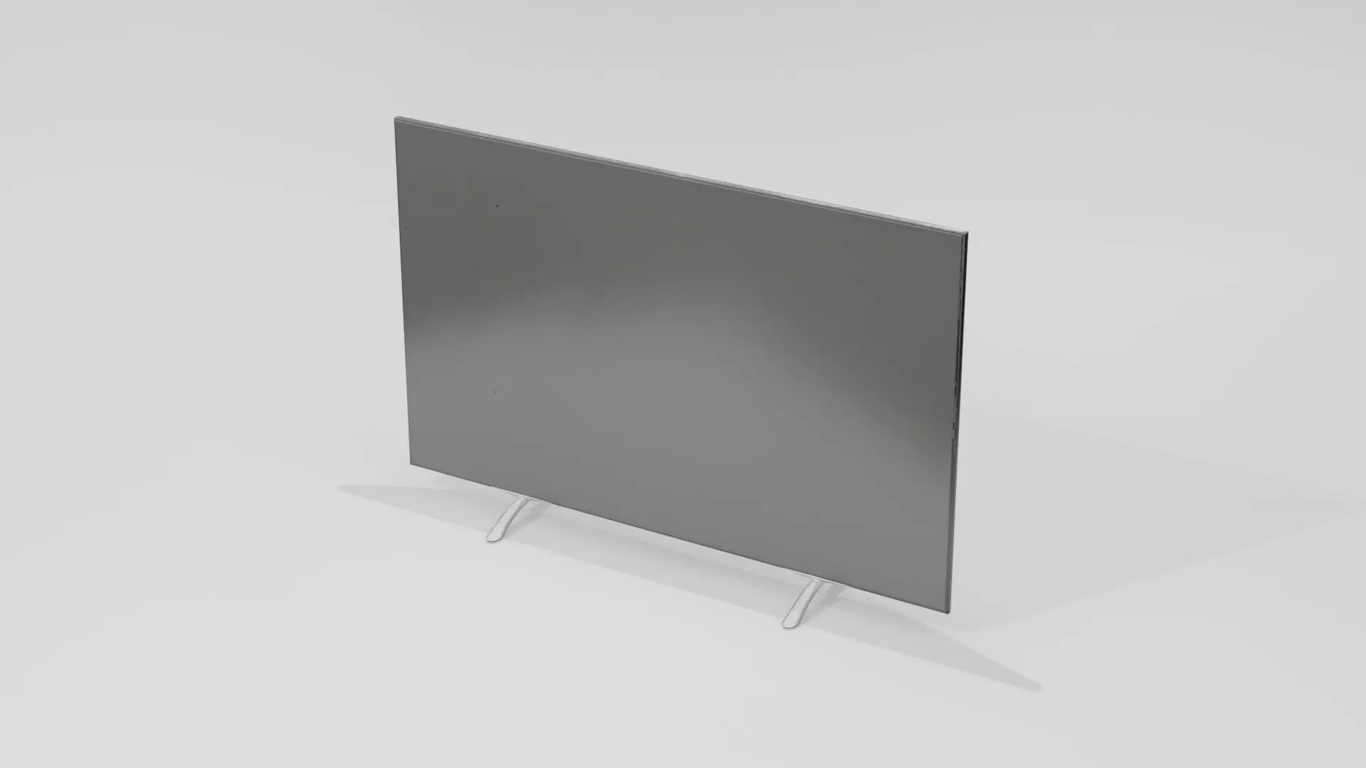 Smart TV 3D Model Low Poly Screen Monitor Low-poly 3D model_2