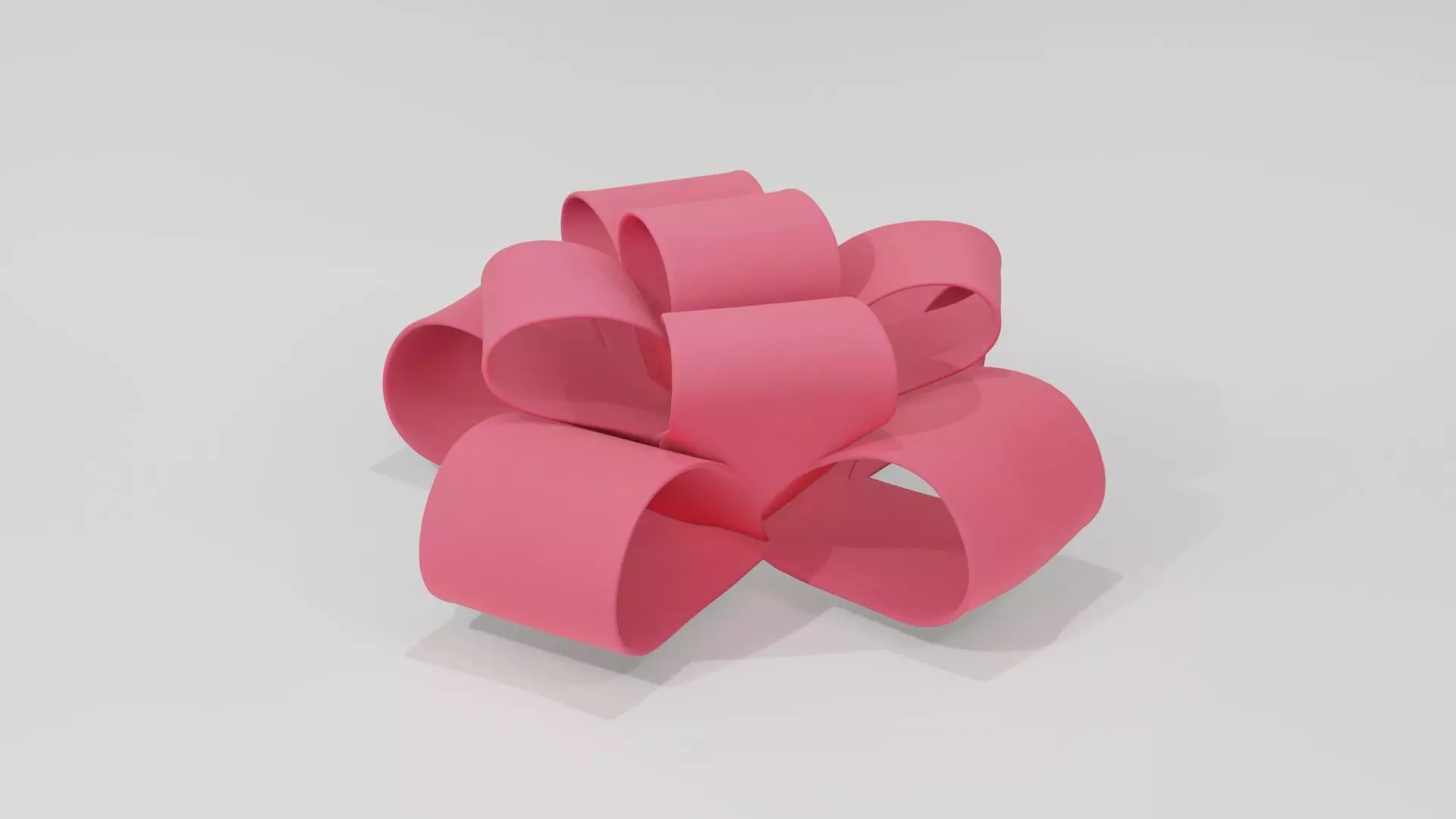 Gift Box 3D Model Low Poly Present Package Free low-poly 3D model