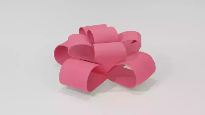 Gift Box 3D Model Low Poly Present Package