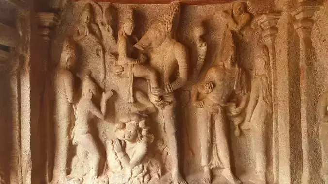 varaha avatar 3d file Mahabalipuram stone sculpture replica