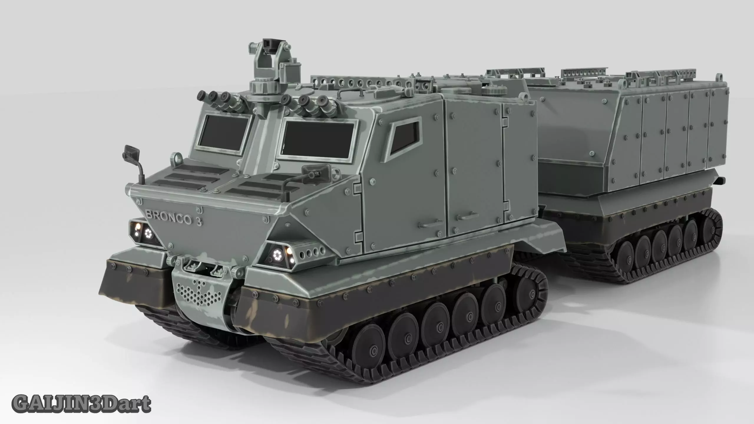 Bronco All Terrain Tracked Carrier 3D print model