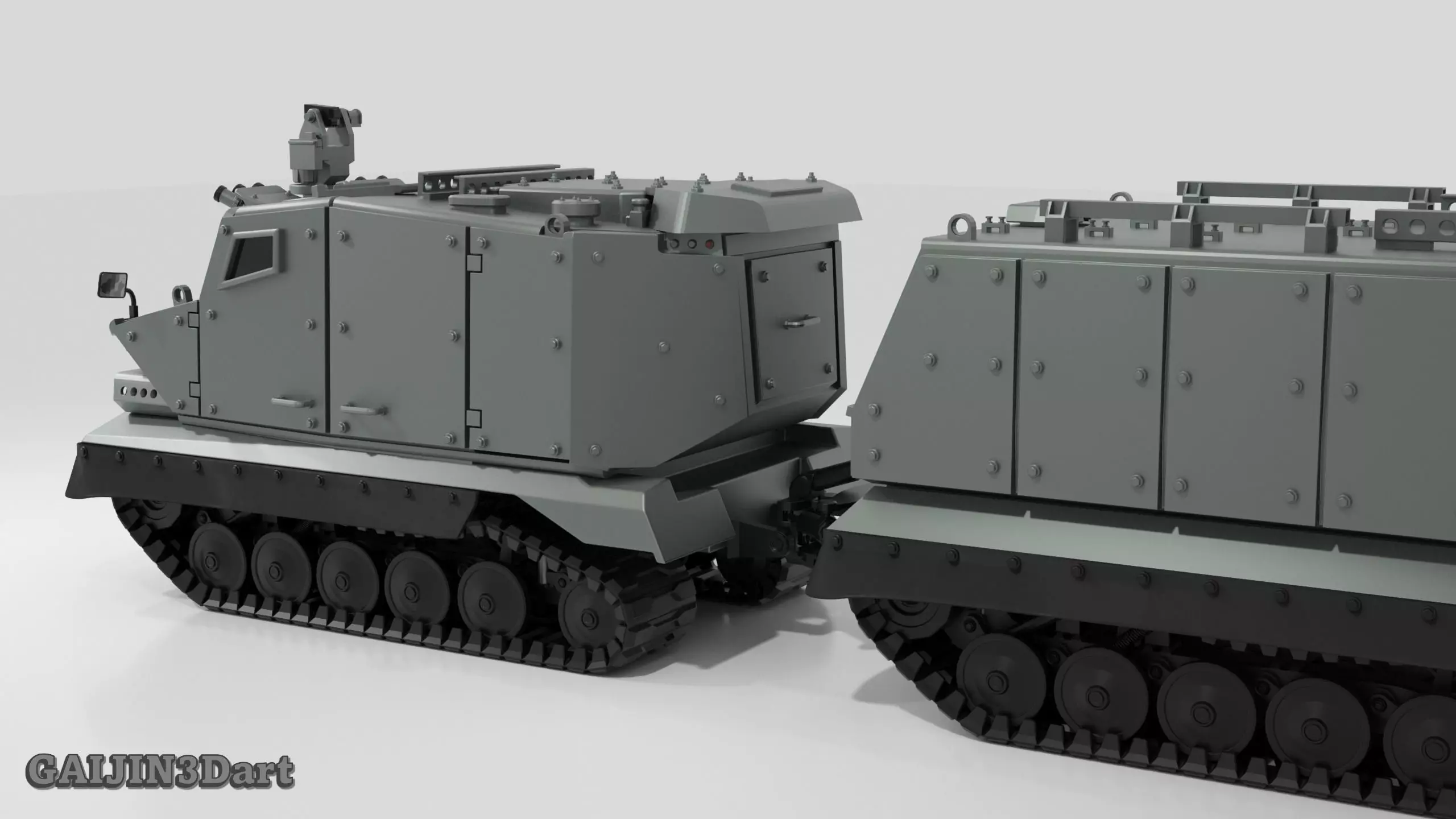 Bronco All Terrain Tracked Carrier 3D print model_3