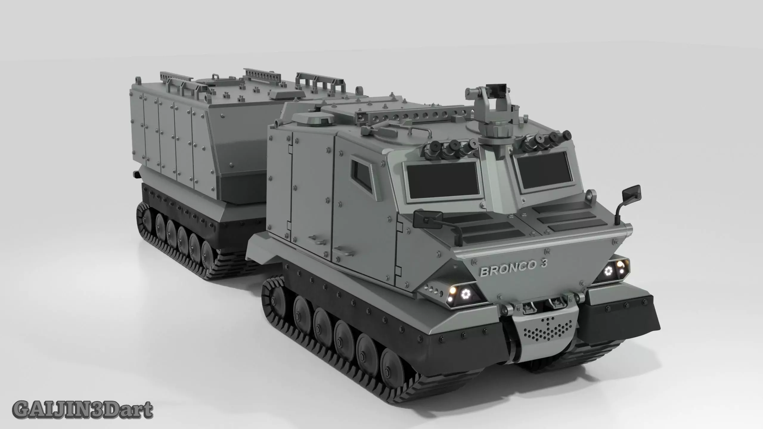 Bronco All Terrain Tracked Carrier 3D print model_6