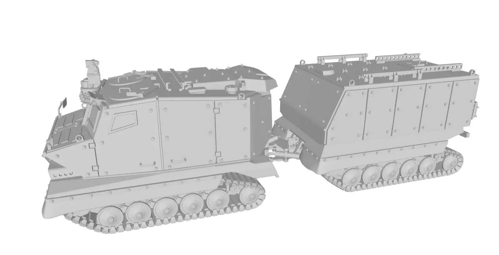 Bronco All Terrain Tracked Carrier 3D print model_10