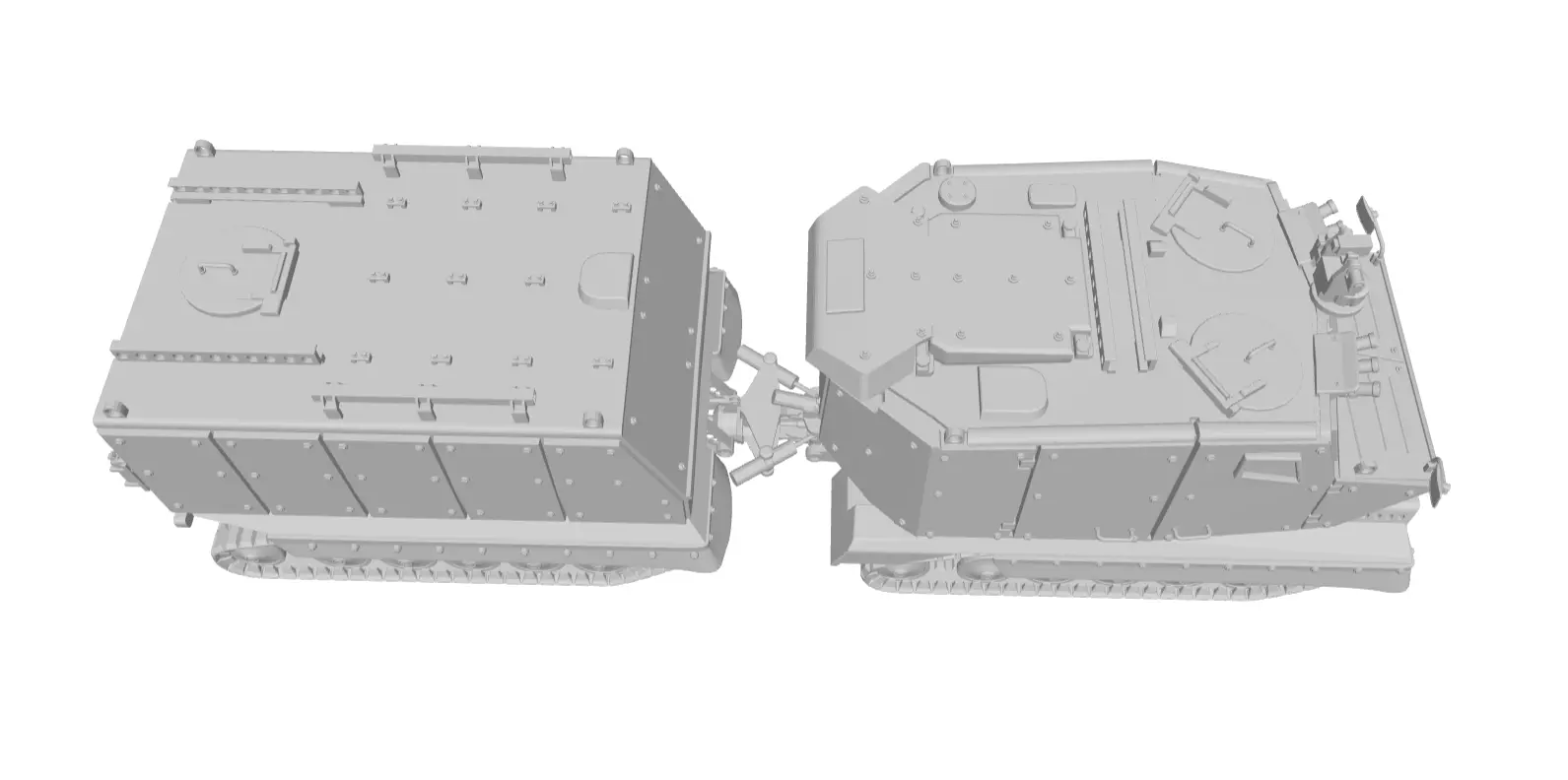 Bronco All Terrain Tracked Carrier 3D print model_12