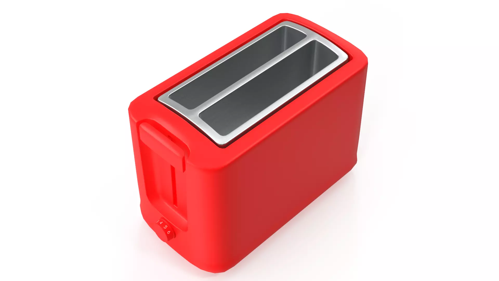 Toaster Low-poly 3D model_4