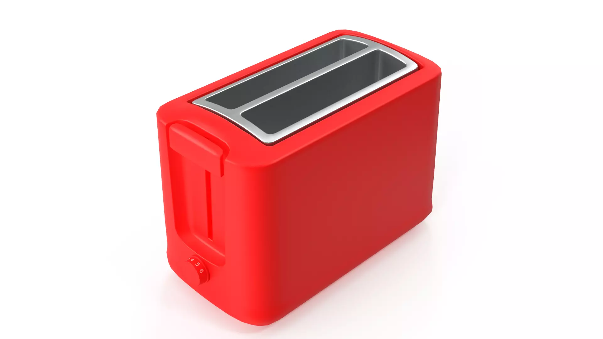 Toaster Low-poly 3D model_0