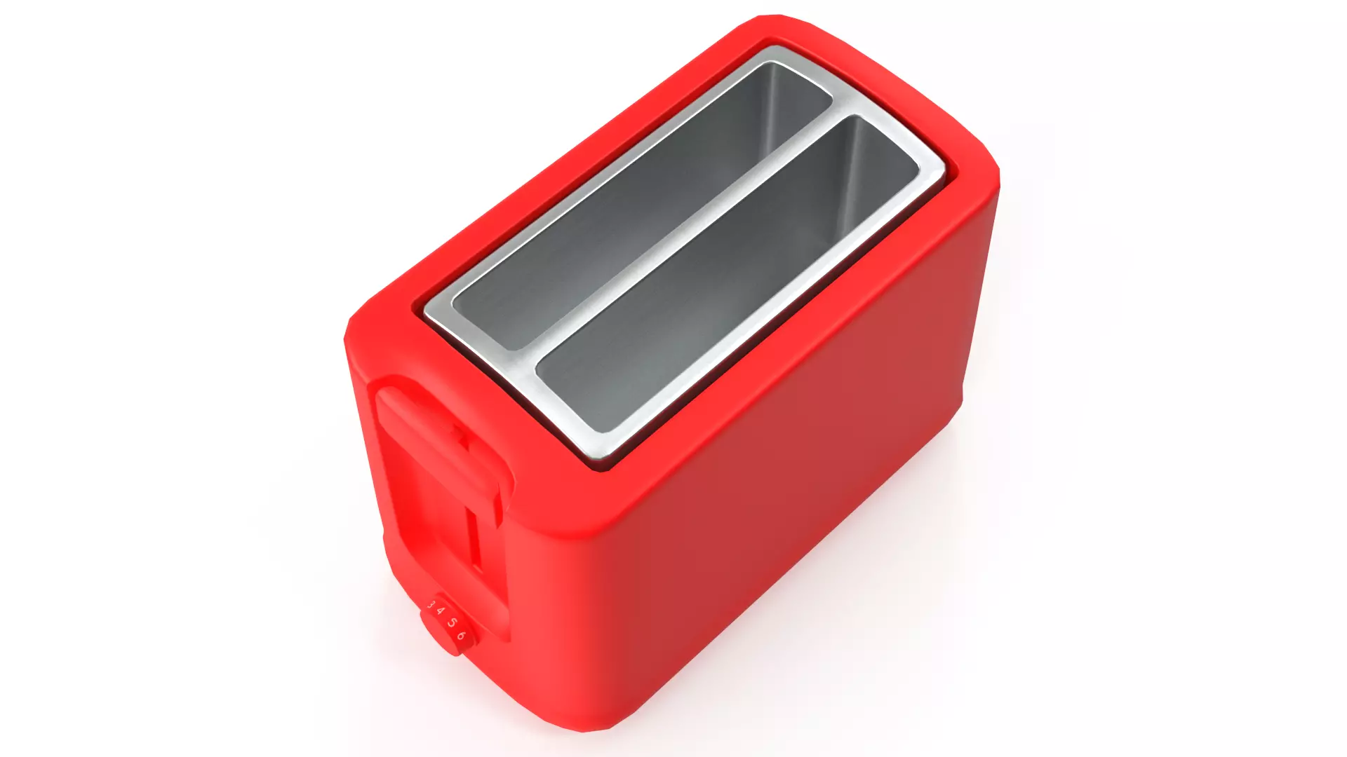 Toaster Low-poly 3D model_3