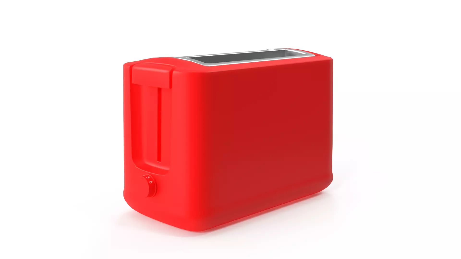 Toaster Low-poly 3D model_1