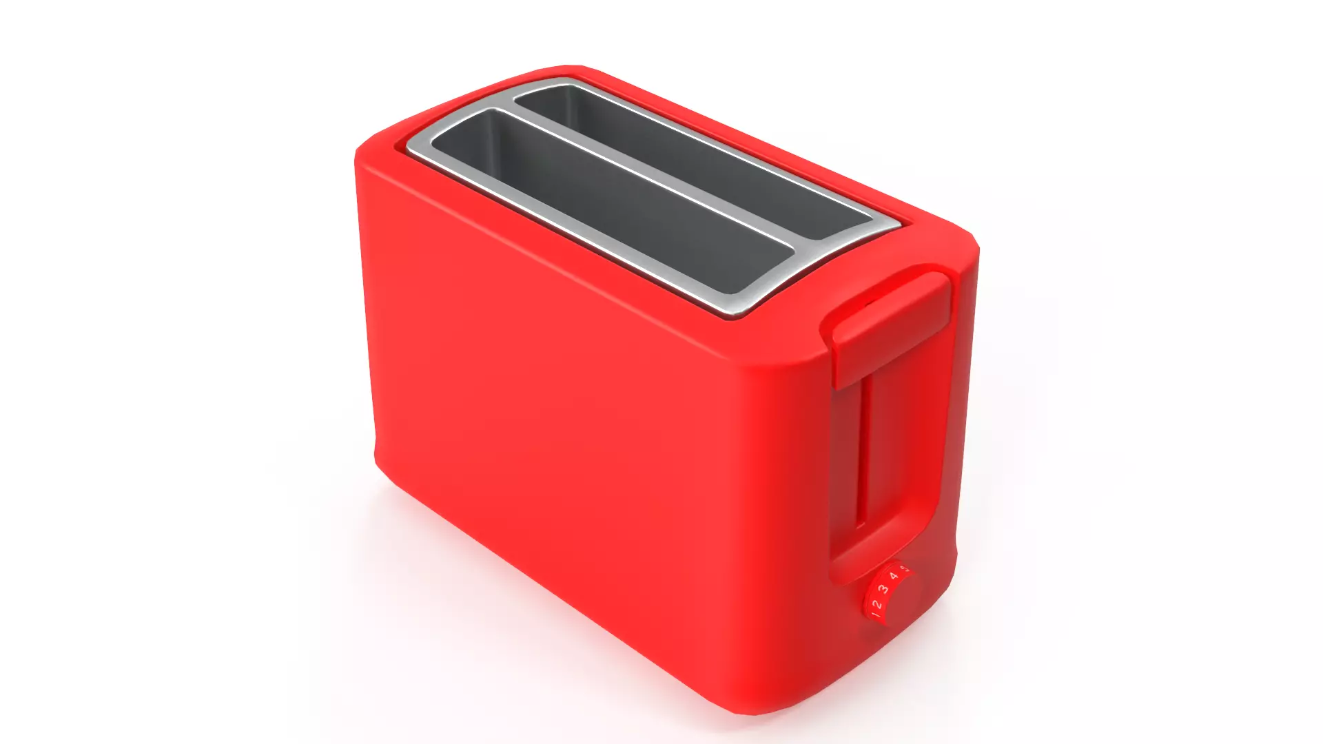 Toaster Low-poly 3D model_2