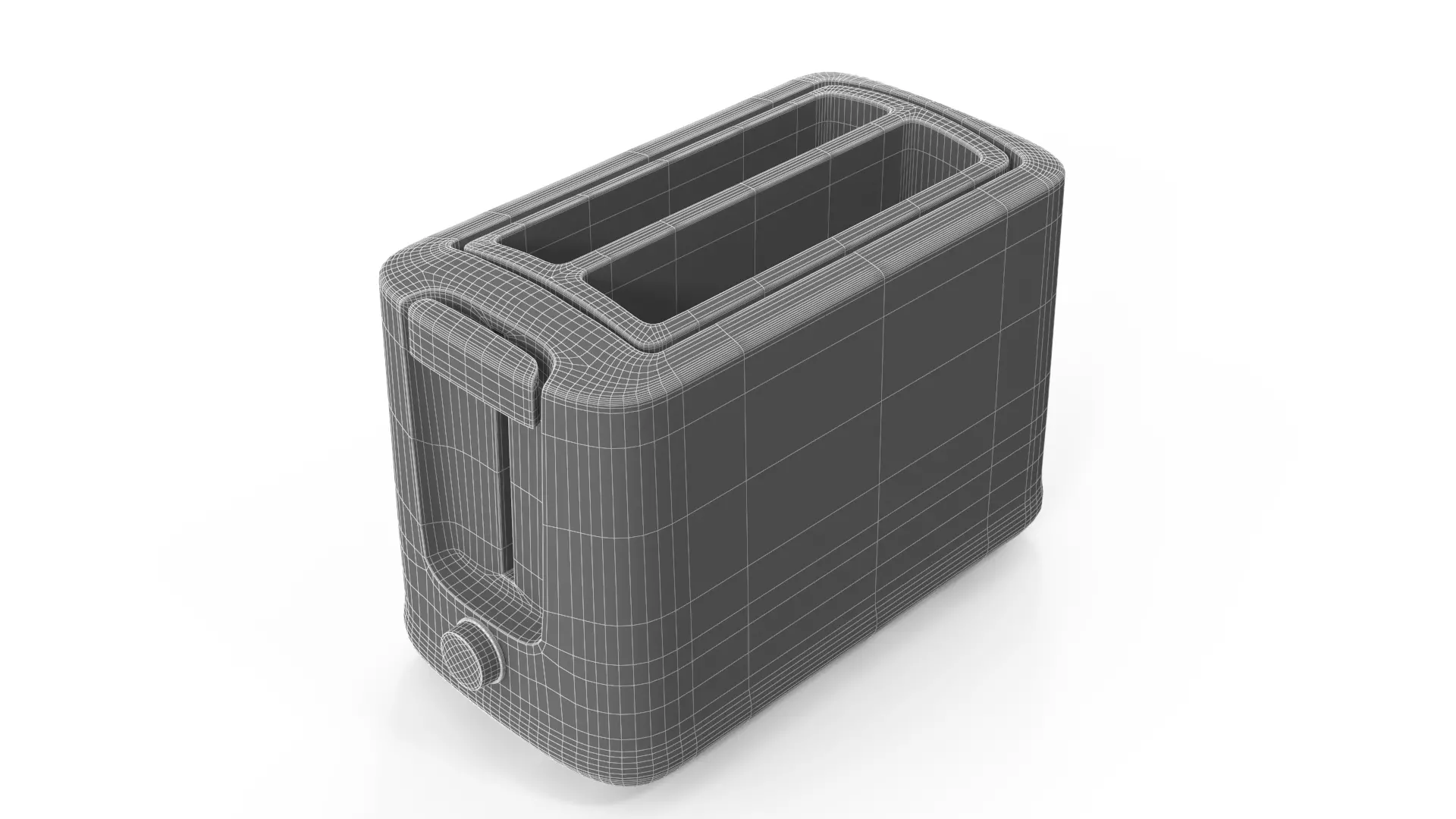 Toaster Low-poly 3D model_6